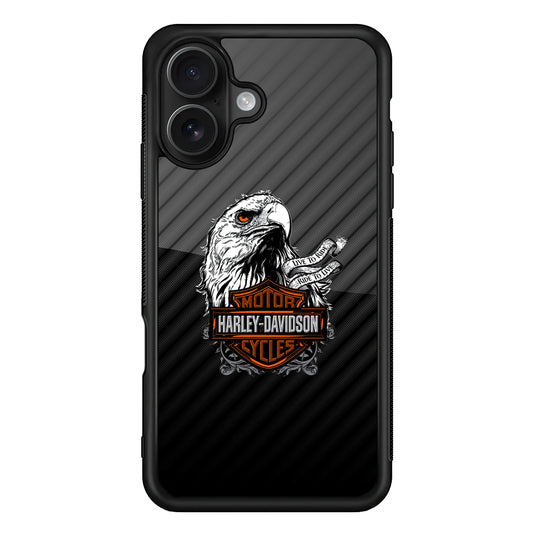 Harley Davidson Dashing Like an Eagle iPhone 16 Case - Oxvistore