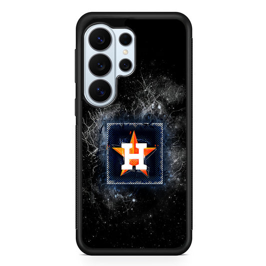 Houston Astros Abstract Samsung Galaxy S26 Ultra Case | Protective Phone Cover