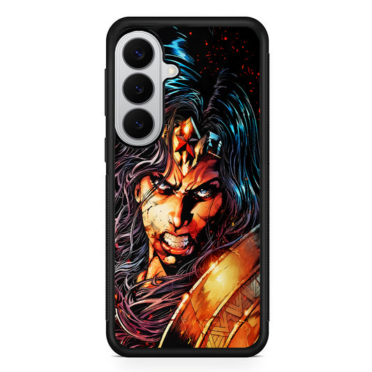 Wonder Woman Comic Art Samsung Galaxy S26 Case | Protective Rubber Cover