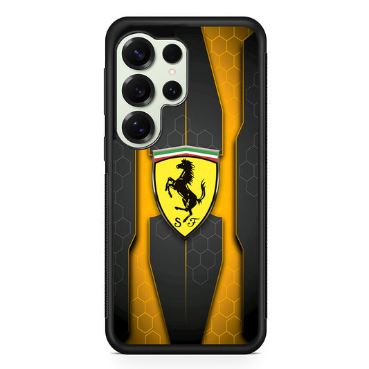 Ferrari Sweet Futuristic Shapes Samsung Galaxy S25 Ultra Case | Durable Rubber Case for Samsung Galaxy S25 Ultra