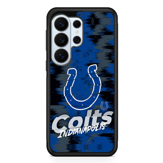 Indianapolis Colts Abstract Color Samsung Galaxy S26 Ultra Case | Protective Phone Cover