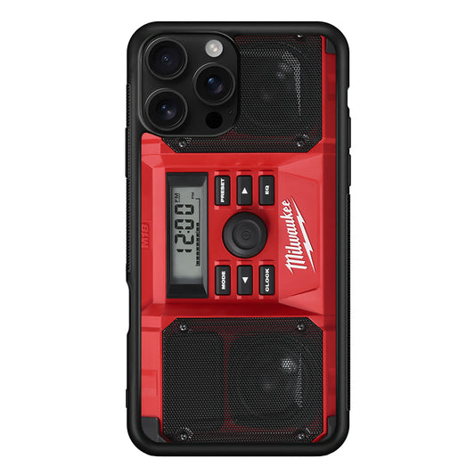 Milwaukee Tool Radio iPhone 16 Pro Case | Slim Rubber Case for iPhone 16 Pro