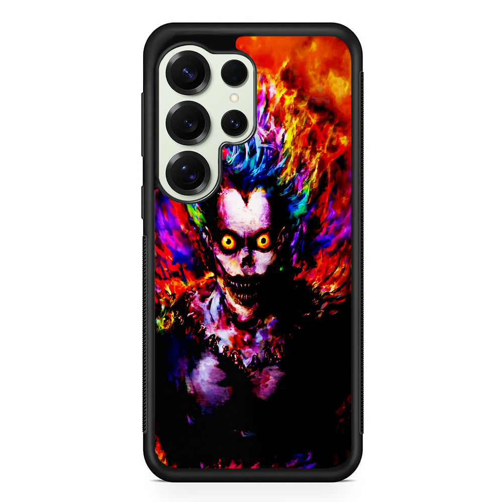 Ryuk Death Note Painting Samsung Galaxy S25 Ultra Case | Durable Rubber Case for Samsung Galaxy S25 Ultra