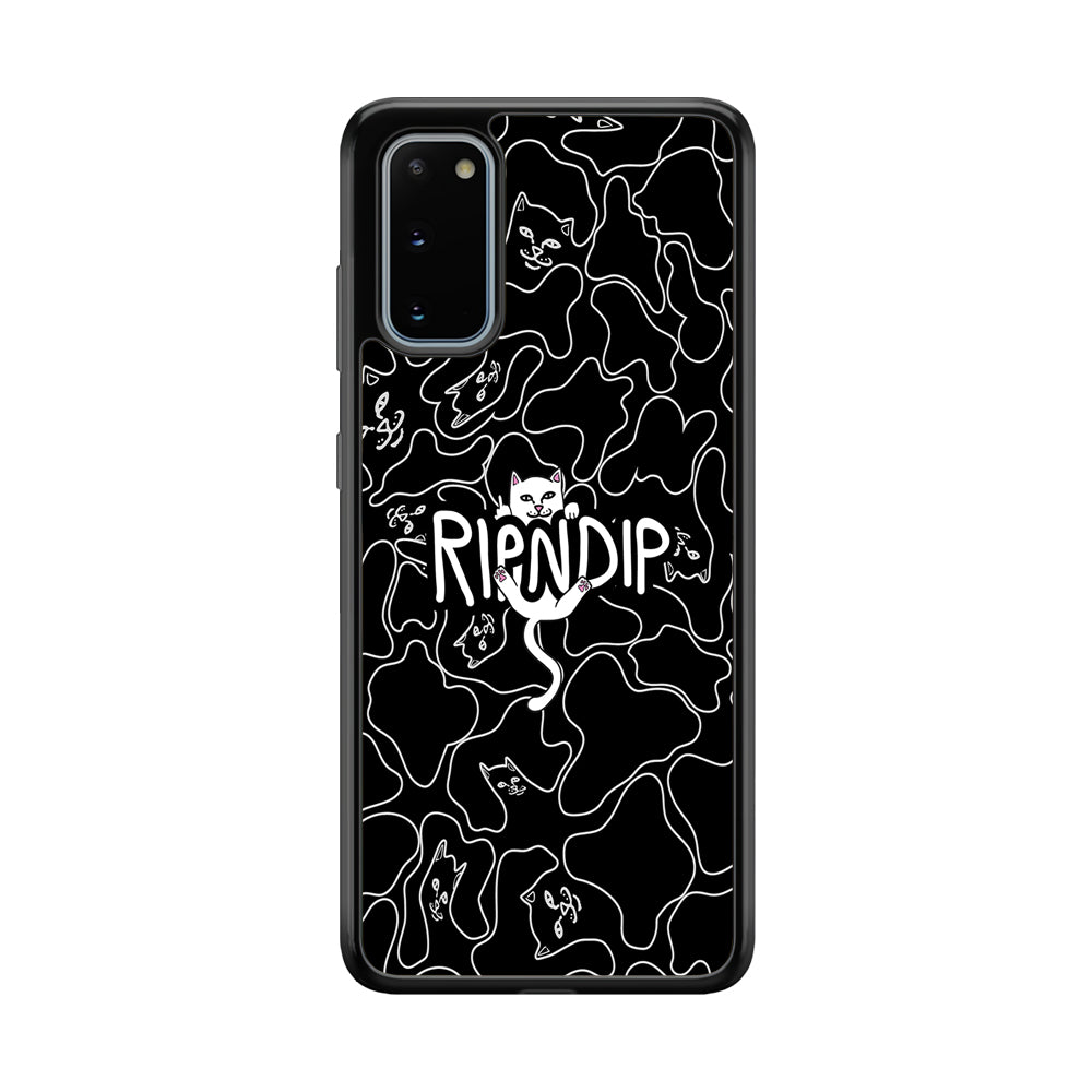 Rip N Dip Black Camo Samsung Galaxy S20 Case | Slim Rubber Case for Samsung Galaxy S20