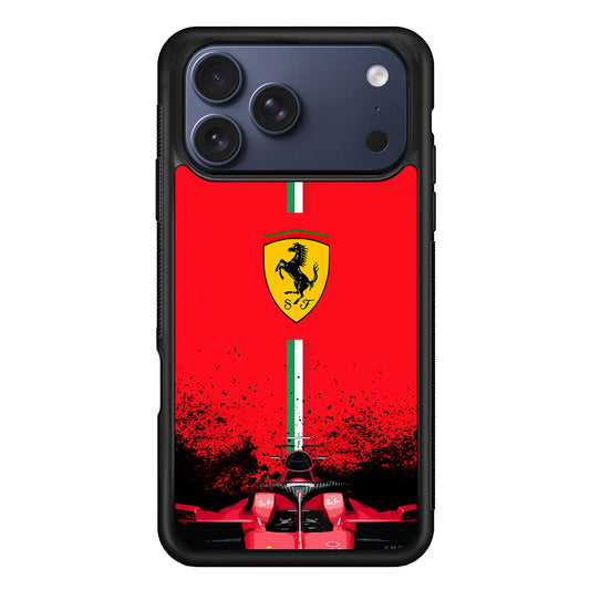 Ferrari Luxury Car Logo iPhone 17 Pro Max Case | Slim Rubber Case for iPhone 17 Pro Max