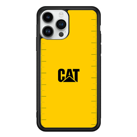 Caterpillar Logo Heavy Duty iPhone 13 Pro Case | Slim Rubber Case for iPhone 13 Pro