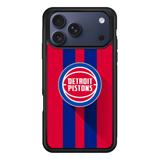 Detroit Pistons Logo iPhone 17 Pro Max Case | Slim Protective Cover for iPhone 17 Pro Max