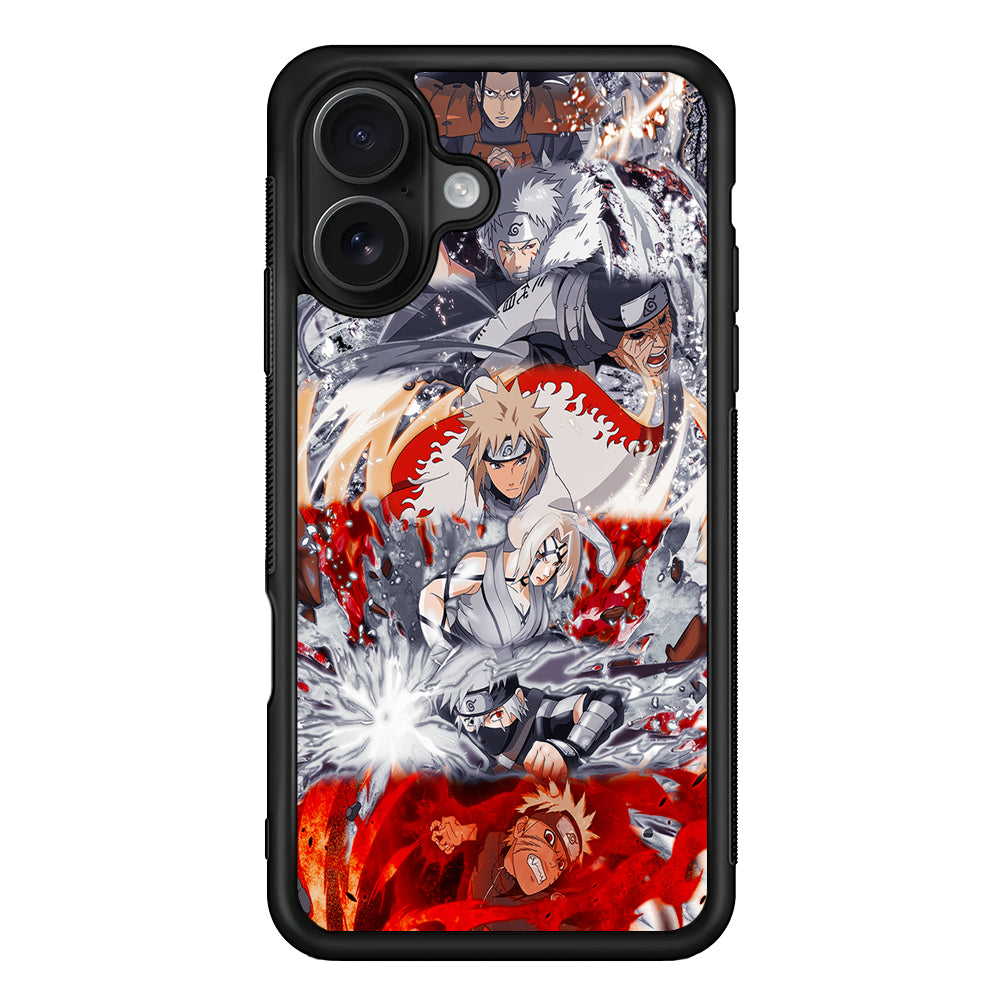 Powerful Techniques Seven Naruto Hokage iPhone 16 Case - Oxvistore