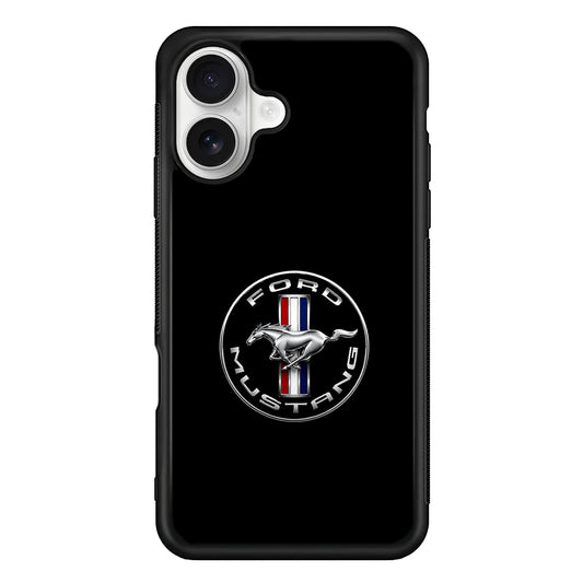 Ford Mustang Icon of Speed iPhone 16 Plus Case | Slim Rubber Case for iPhone 16 Plus