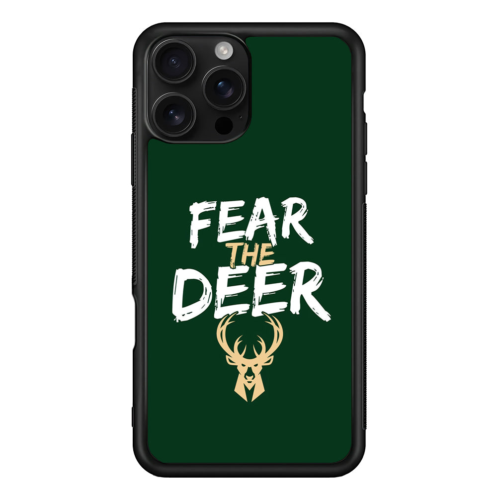 Milwaukee Bucks Deer iPhone 16 Pro Case | Durable Protective Case for iPhone 16 Pro