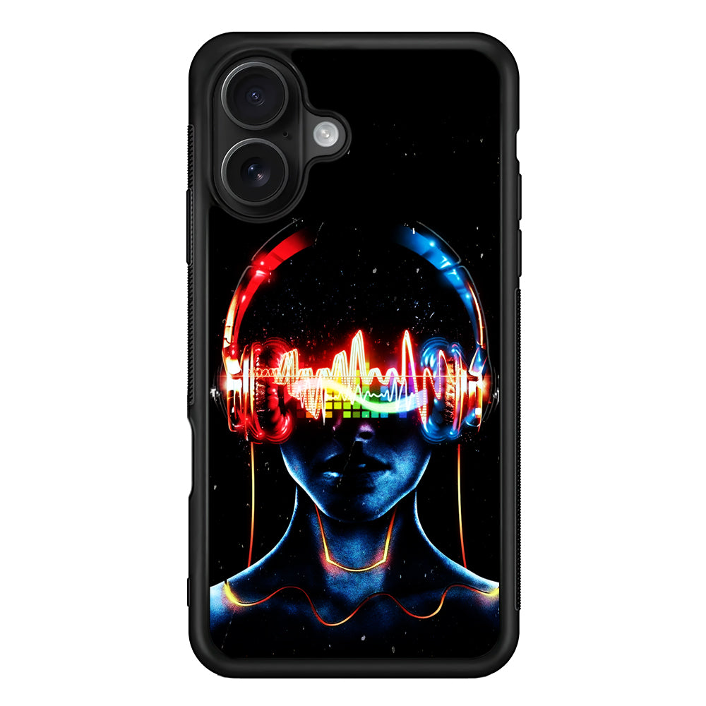 DJ Women Digital Music Art iPhone 16 Case - Oxvistore