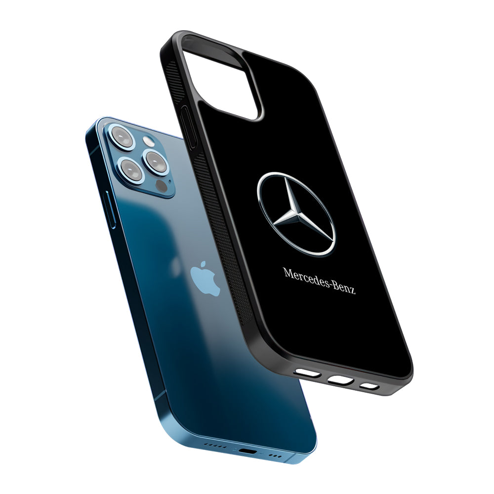 Mercedes-Benz Metallic Silver 2D Rubber Phone Case | Durable Phone Case