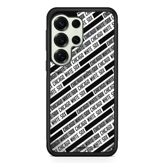Chicago White Sox Pattern Samsung Galaxy S25 Ultra Case | Durable Rubber Case for Samsung Galaxy S25 Ultra