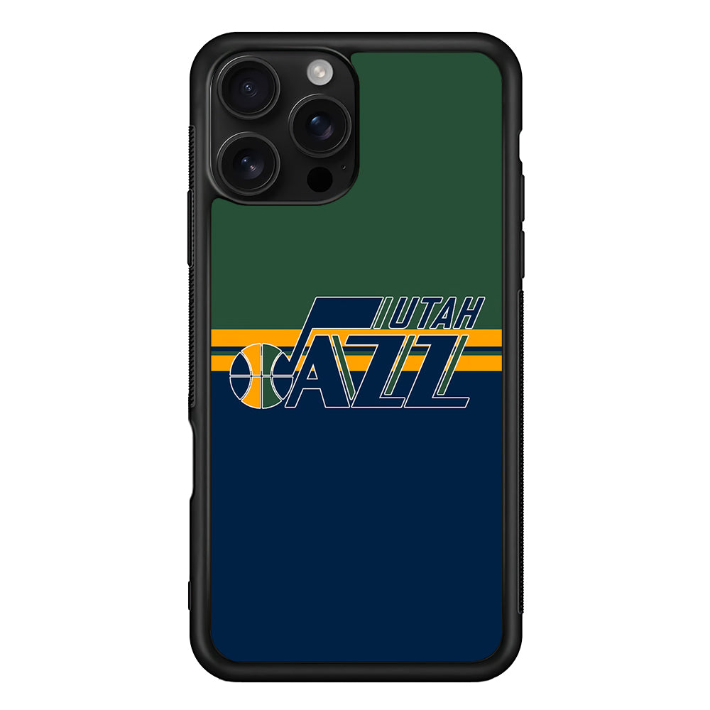 Utah Jazz Logo iPhone 16 Pro Case | Durable Protective Case for iPhone 16 Pro