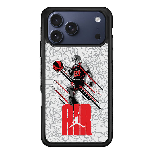 Air Jordan The Jumpingman iPhone 17 Pro Max Case | Durable Rubber Case for iPhone 17 Pro Max
