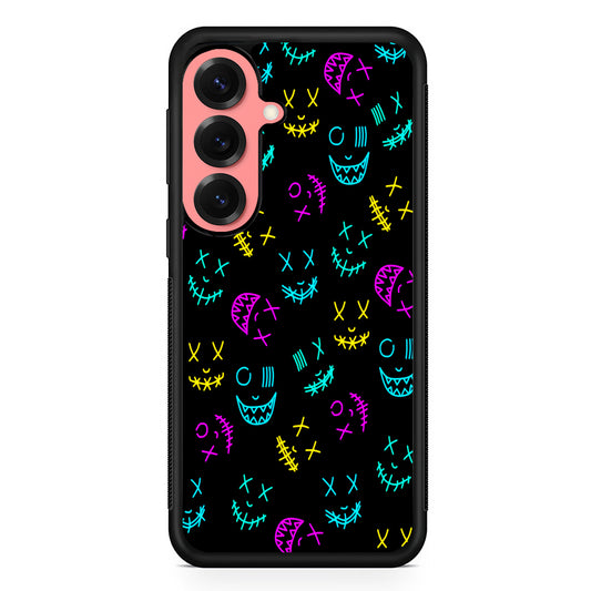 Neon Masks Smile Samsung Galaxy S25 Case | Protective Case for Samsung Galaxy S25