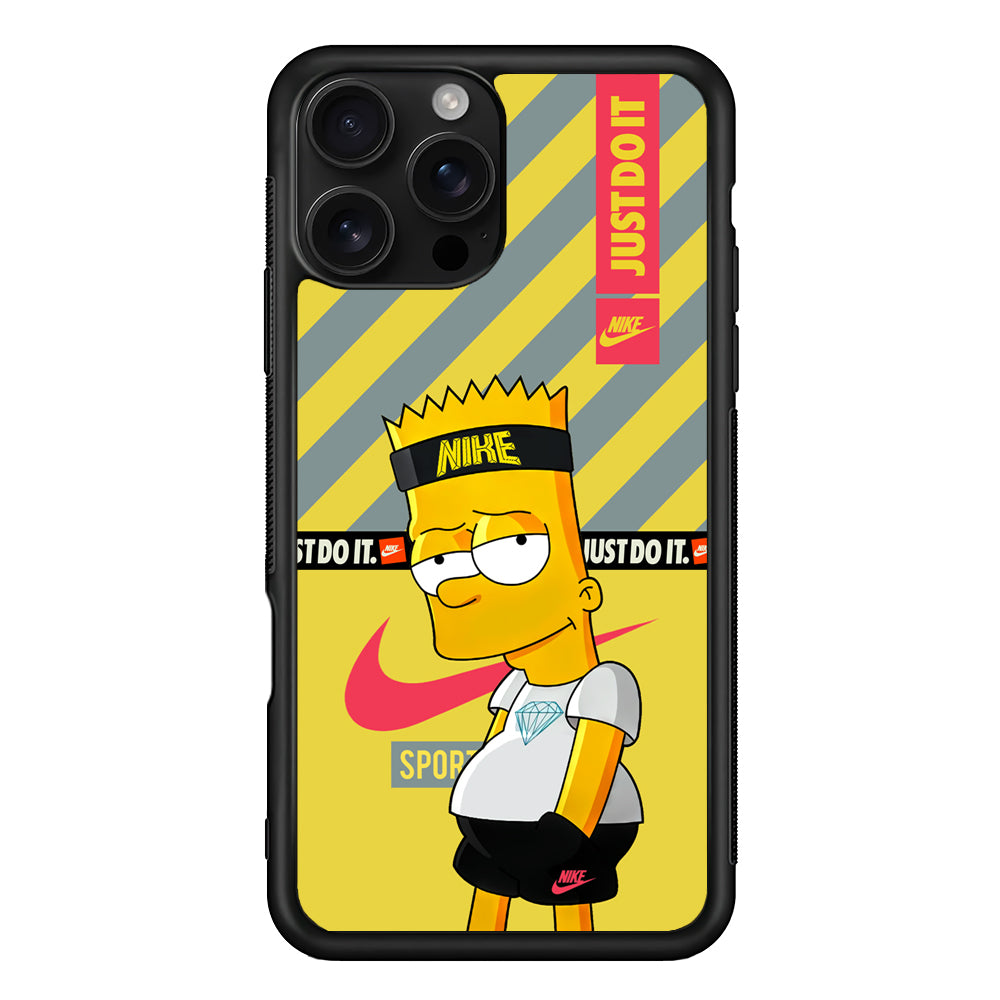 Nike Chill Bart iPhone 16 Pro Case - Stylish Protective Cover for iPhone 16 Pro