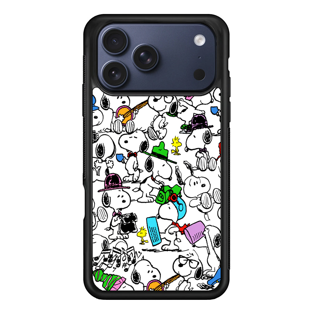 Snoopy and All His Activities iPhone 17 Pro Max Case | Slim Protective Cover for iPhone 17 Pro Max