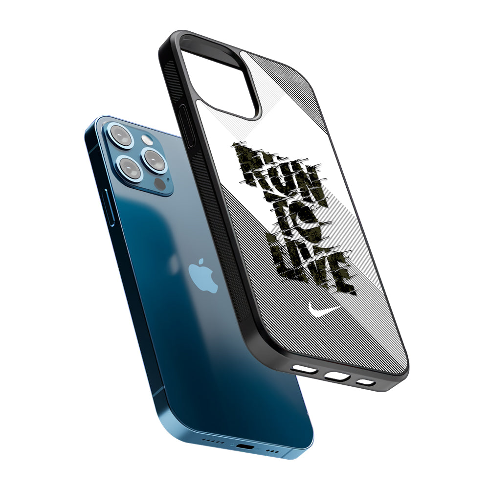 Nike Live Must Run 2D Rubber Phone Case | Slim Protective Phone Case