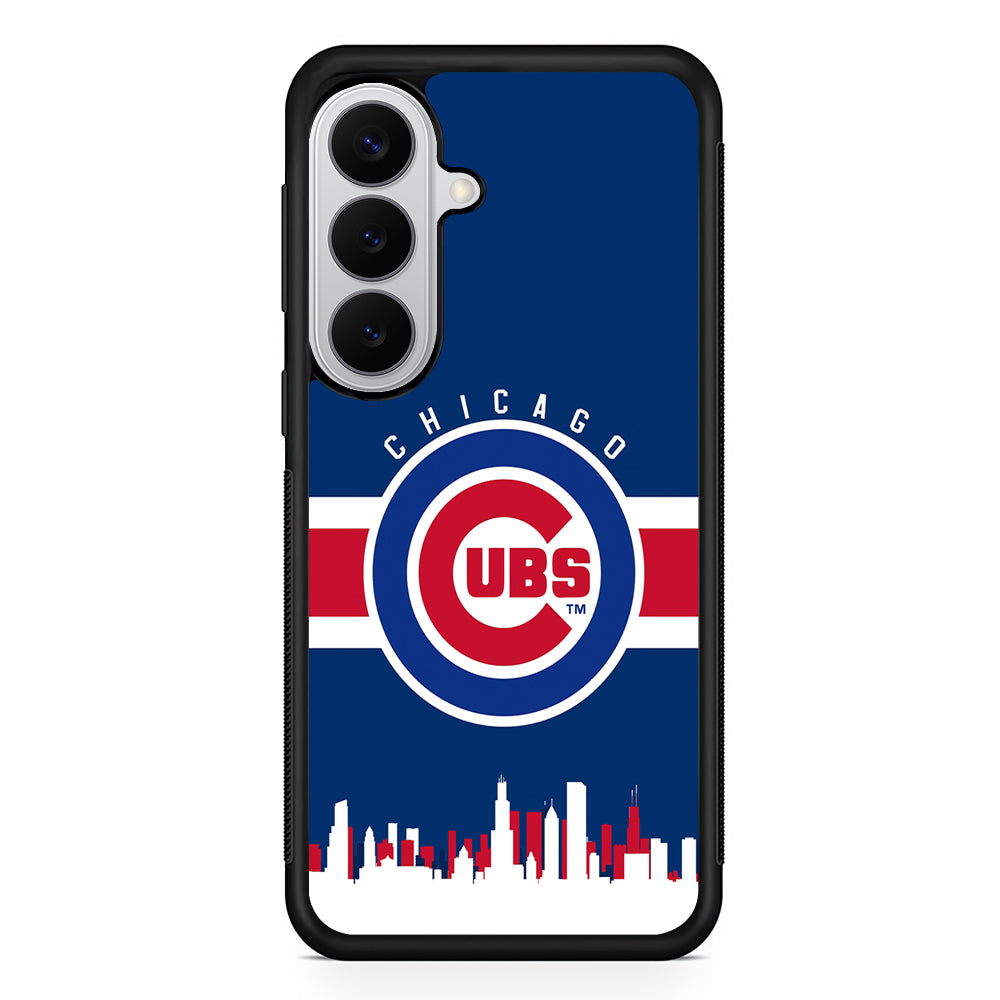 Chicago Cubs Logo Samsung Galaxy S26 Case | Protective Rubber Cover