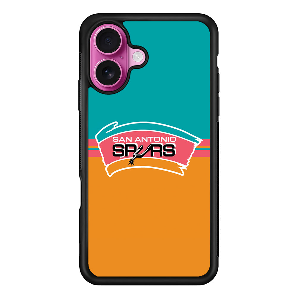San Antonio Spurs Logo iPhone 17 Case | Slim Protective Rubber Phone Cover