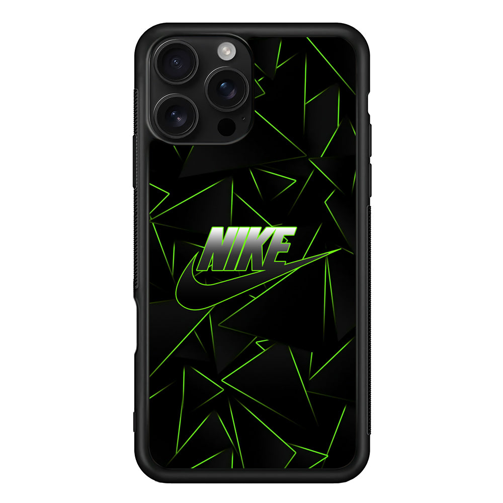 Nike Green Laser Point iPhone 16 Pro Case - Stylish Protective Cover for iPhone 16 Pro