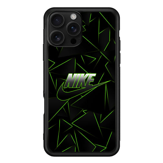 Nike Green Laser Point iPhone 16 Pro Case - Stylish Protective Cover for iPhone 16 Pro