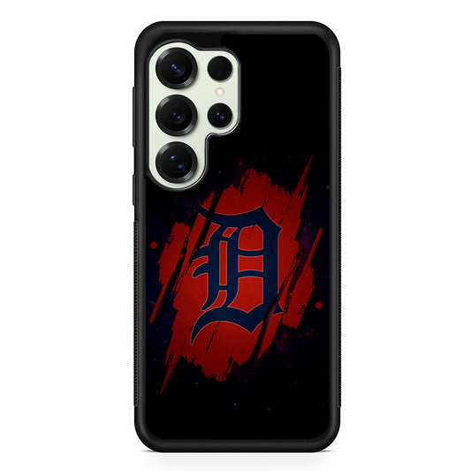 Detroit Tigers Logo Samsung Galaxy S25 Ultra Case | Durable Rubber Case for Samsung Galaxy S25 Ultra