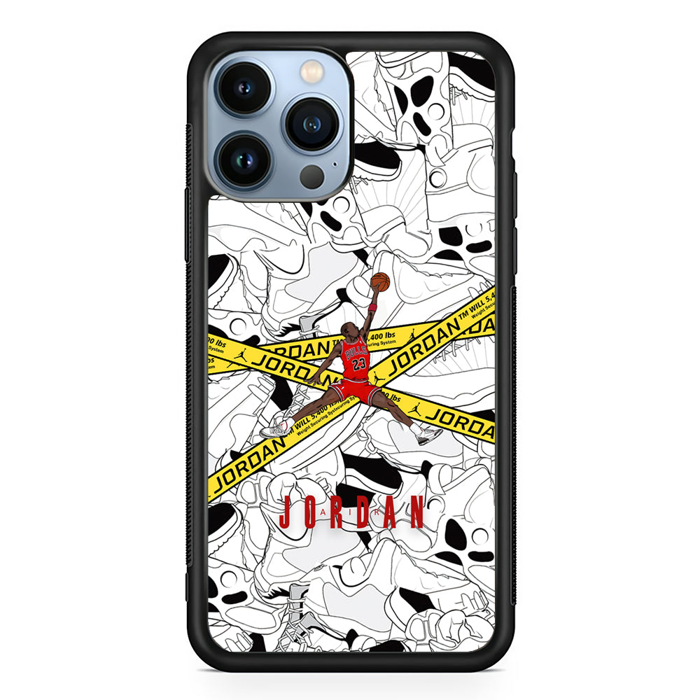 Air Jordan Jump and Fly 2D Rubber Phone Case | Slim Protective Phone Case