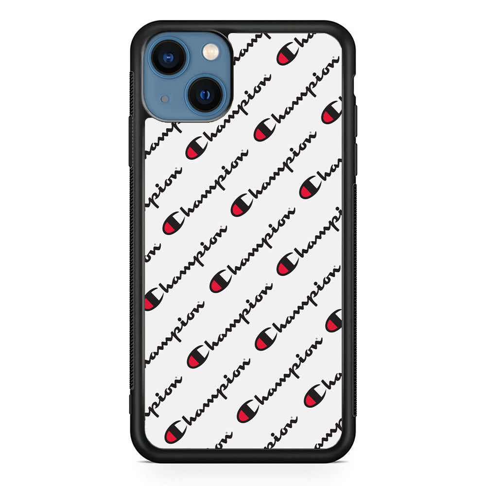 Champion Ebon-Ashgray iPhone 15 Case | Slim Rubber Case for iPhone 15