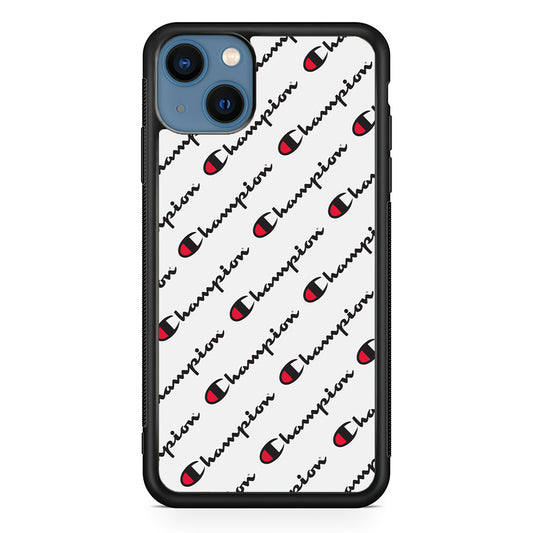 Champion Ebon-Ashgray iPhone 14 Case | Slim Rubber Case for iPhone 14