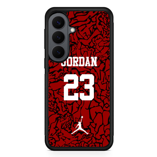 Air Jordan Black Patern 23 Samsung Galaxy S26 Plus Case | Durable Samsung Galaxy S26 Plus Cover