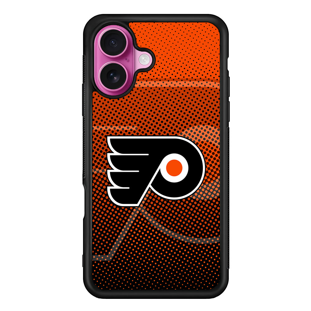 Philadelphia Flyers Dot iPhone 17 Case | Slim Protective Rubber Phone Cover