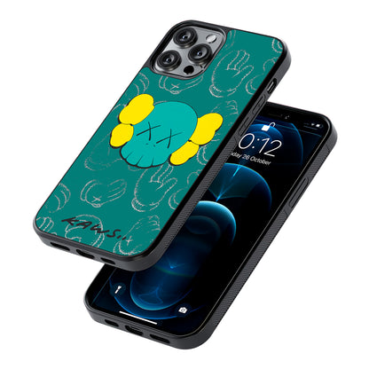 Kaws Face Tosca Touch 2D Rubber Phone Case | Durable Phone Case