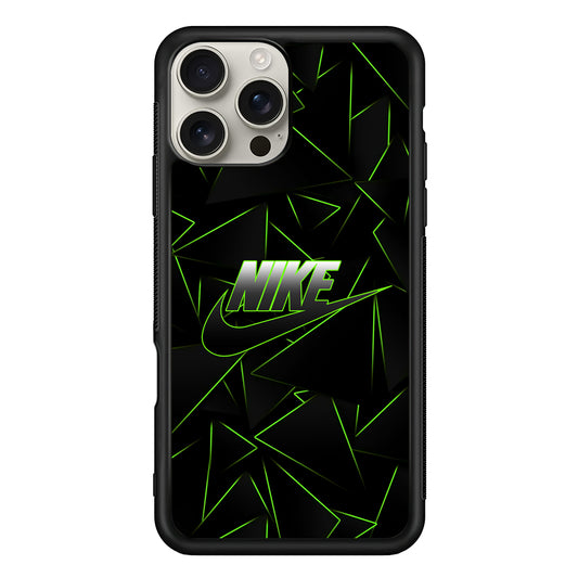 Nike Green Laser Point iPhone 16 Pro Max Case | Durable Everyday Protective Cover
