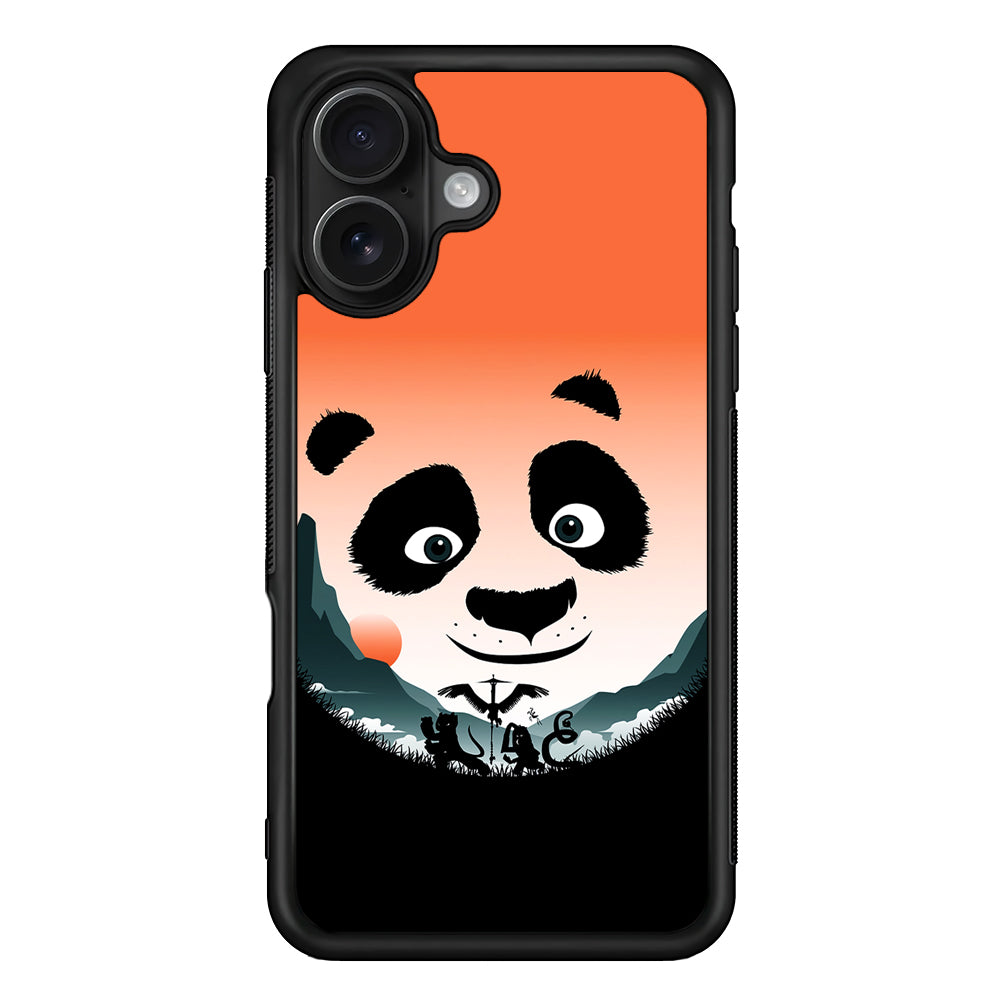 Kung Fu Panda Exercise iPhone 16 Case - Oxvistore