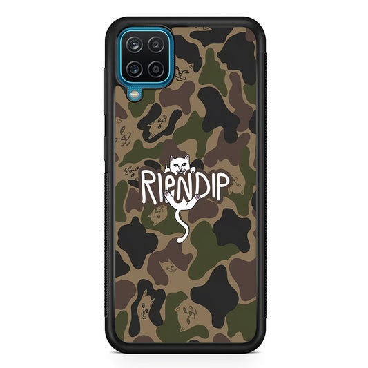 Rip N Dip Green Camo Samsung Galaxy A12 Case | Slim Rubber Case for Samsung Galaxy A12