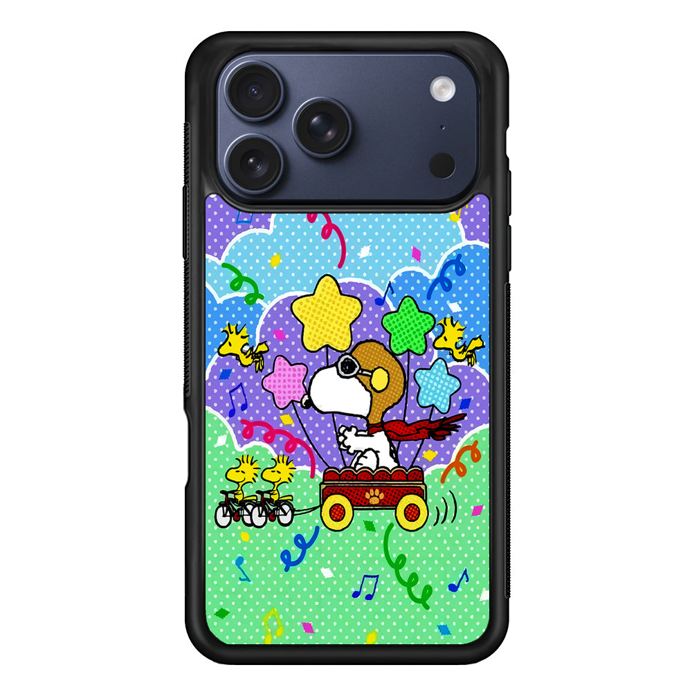 Woodstock Pulled Snoopy iPhone 17 Pro Max Case | Slim Protective Cover for iPhone 17 Pro Max
