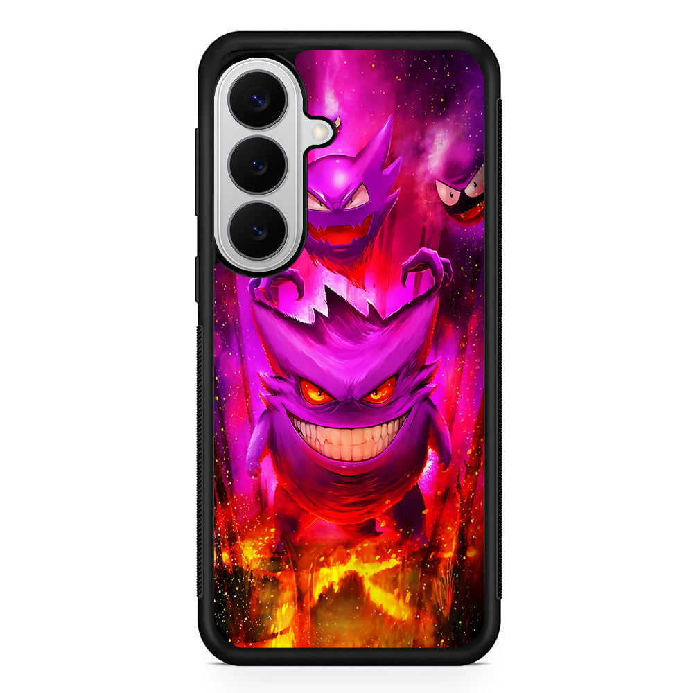Pokemon Ghost Type Gengar Samsung Galaxy S26 Case | Protective Rubber Cover