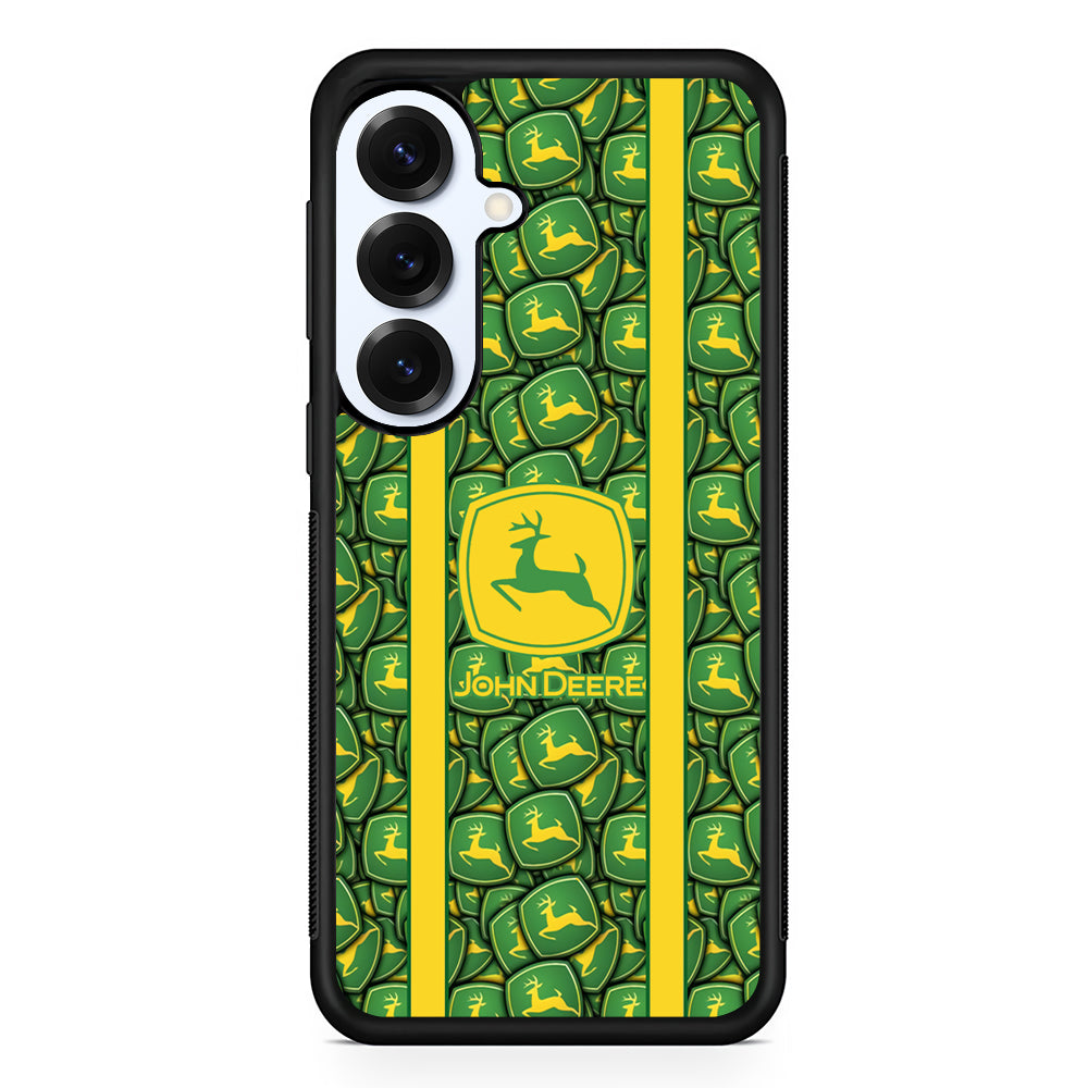 John Deere Emblem Dump Samsung Galaxy S25 Plus Case | Slim Rubber Case for Samsung Galaxy S25 Plus