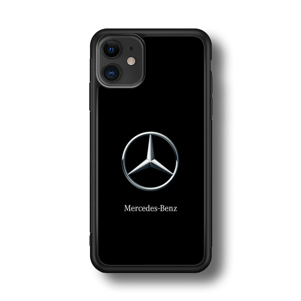 Mercedes-Benz Metallic Silver iPhone 11 Case | Slim Rubber Case for iPhone 11
