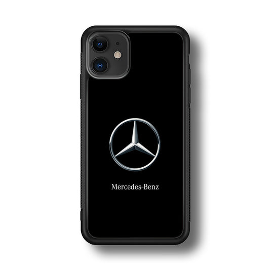 Mercedes-Benz Metallic Silver iPhone 11 Case | Slim Rubber Case for iPhone 11