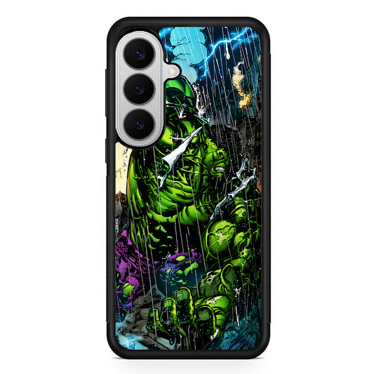 Angry Hulk Destroys The City Samsung Galaxy S26 Case | Protective Rubber Cover