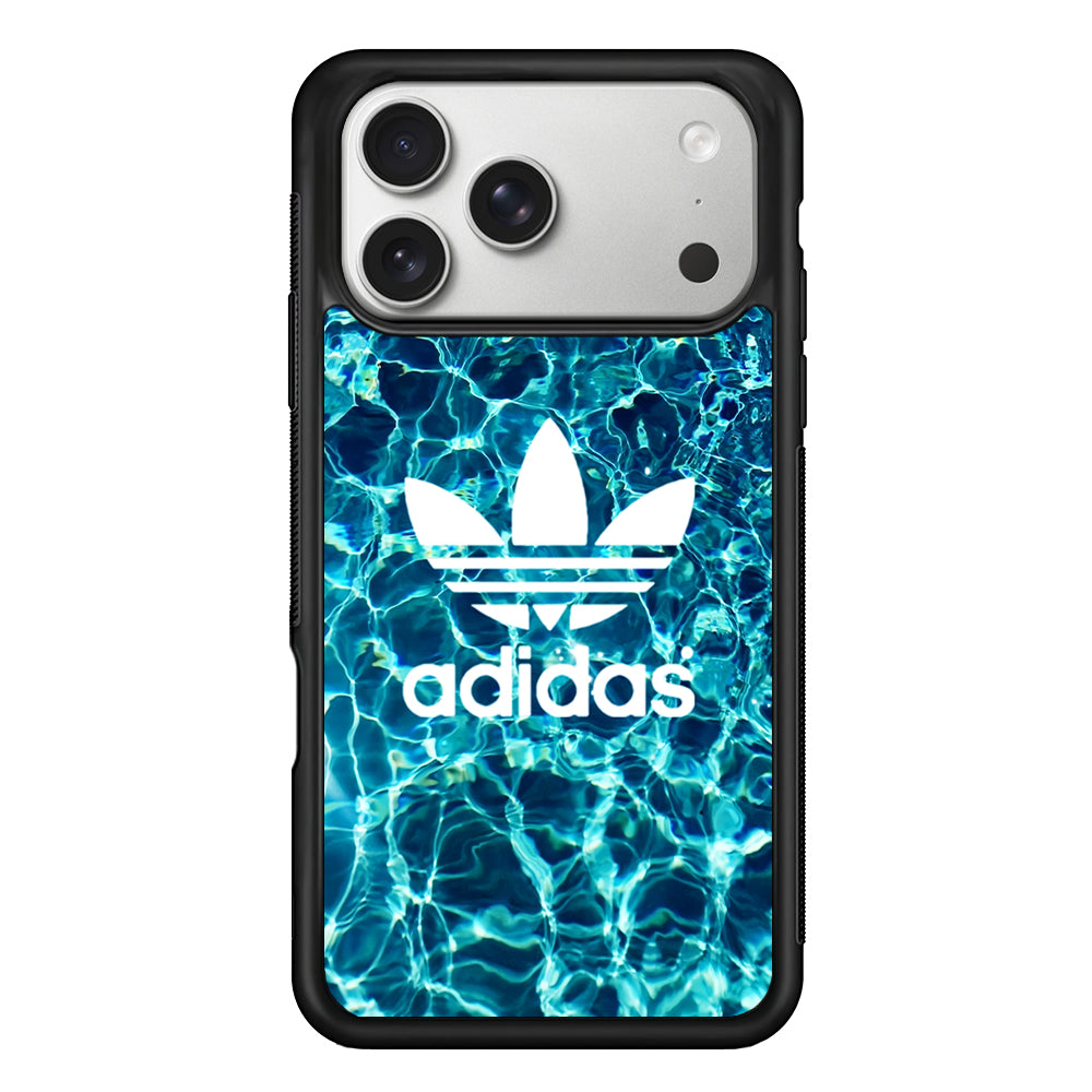 Adidas Logo Water Background iPhone 17 Pro Case | Slim Protective Case for iPhone 17 Pro