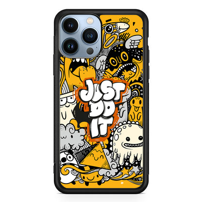 Nike Make Smile with Doodle 2D Rubber Phone Case | Slim Protective Phone Case