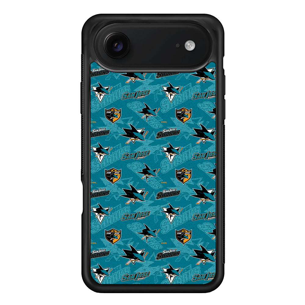San Jose Sharks Pattern iPhone 17 Air Case | Protective Case for iPhone 17 Air