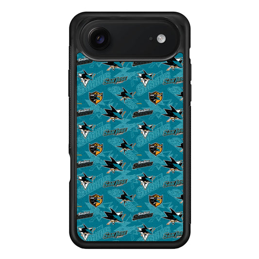 San Jose Sharks Pattern iPhone 17 Air Case | Protective Case for iPhone 17 Air