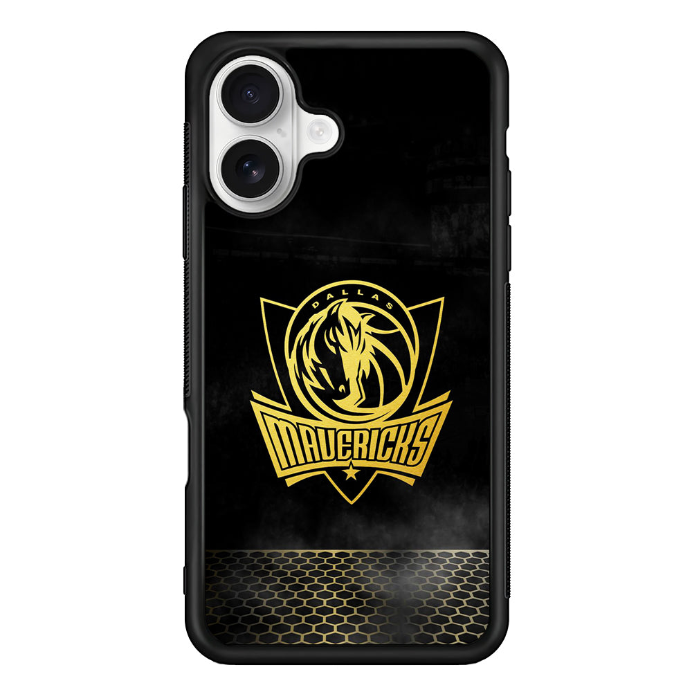 Dallas Mavericks Gold iPhone 16 Plus Case | Durable Protective Rubber Cover