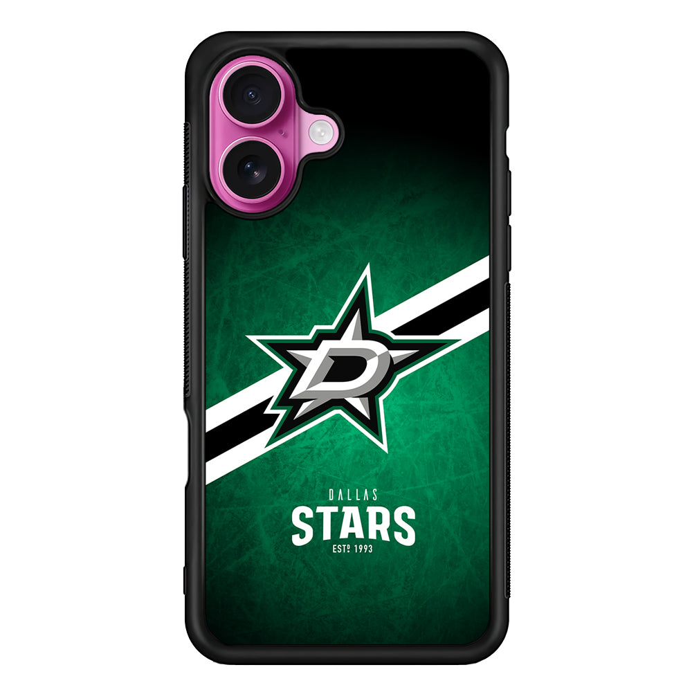 Dallas Stars Logo iPhone 17 Case | Slim Protective Rubber Phone Cover