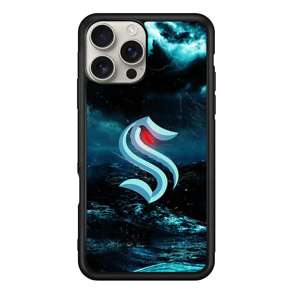 Seattle Kraken Storm iPhone 16 Pro Max Case | Stylish Protective Case for iPhone 16 Pro Max